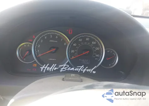 2006 Subaru Legacy 2.5I z USA, uszkodzony, nr VIN 4S3BP626466309873